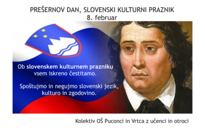 Proslava ob Prešernovem dnevu 2021