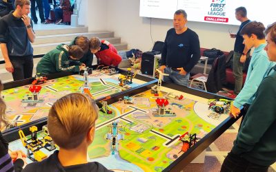 Trening tekma First Lego League (FLL)