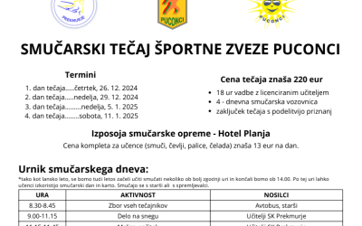SMUČARSKI TEČAJ ŠPORTNE ZVEZE PUCONCI
